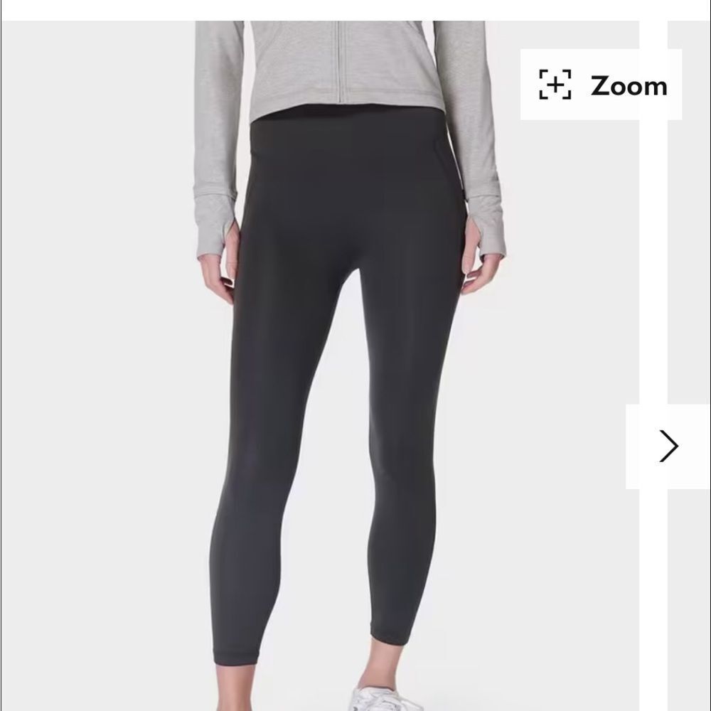 Sweaty Betty 7/8 POWER Charcoal Leggings